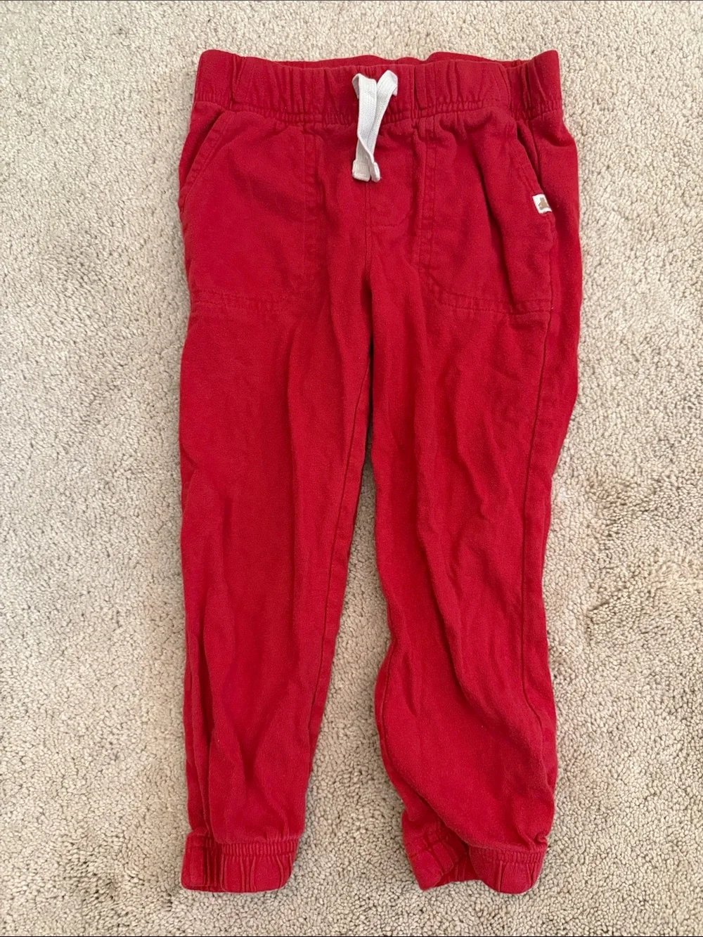 GAP 3T RED HOLIDAY joggers 🎄